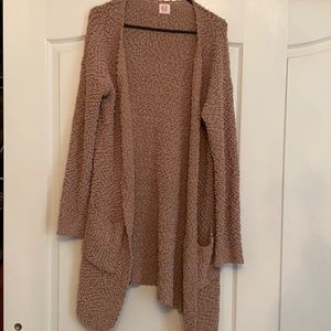 Long cozy cardigan